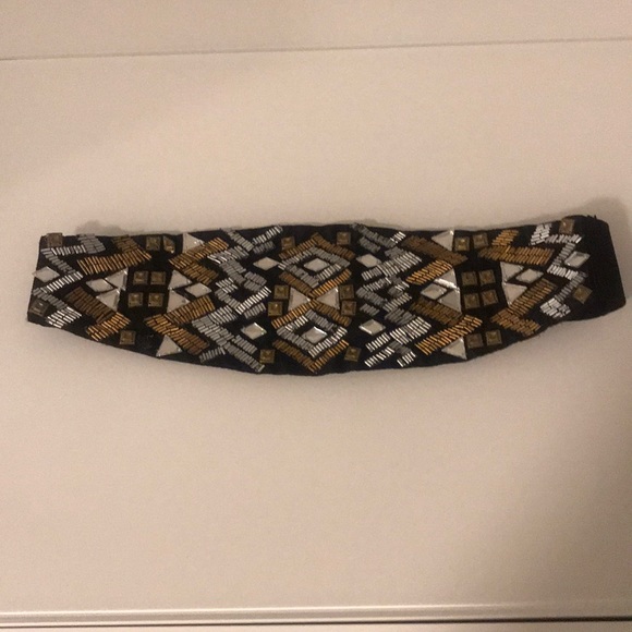 ASOS Beaded and Mirrored Waist Belt. - Picture 1 of 4